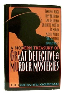 "A MODERN TREASURY OF GREAT DETECTIVE AND MURDER MYSTERIES" edited by ED GORMAN - Picture 1 of 3
