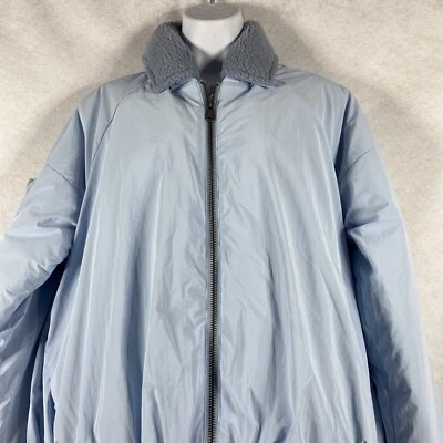 Chaqueta acolchada Free People Movement para mujer XS azul cuello extraíble nueva Foto 1 de 4