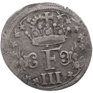 Coronación de ficha de plata Fernando III de 1636 en el Sacro Imperio Romano Germánico de Ratisbona (MO3729- - Imagen 1 de 2