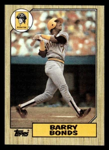 1987 Topps Barry Bonds #320 Pittsburgh Pirates Baseball EX-NM - Imagen 1 de 2