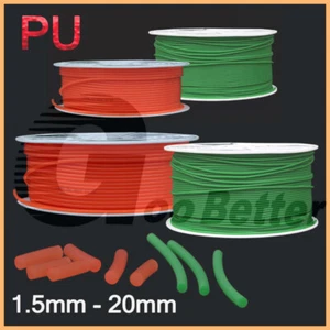 PU Polyurethane Urethane Drive Belt Round Ø1.5mm-Ø20mm Rough/Smooth Red Green - Picture 1 of 13