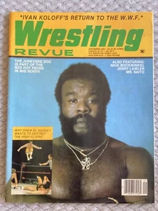 Wrestling Revue September 1983 Junkyard Dog Mr. Saito Vintage Magazine WWF - Picture 1 of 11