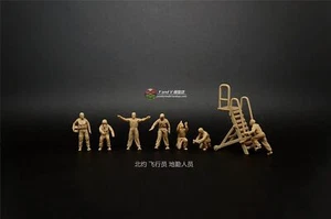  1/72 Resin Figure Model Nato Pilot Ground Crew Group 3d Soldier Military  - Zdjęcie 1 z 2