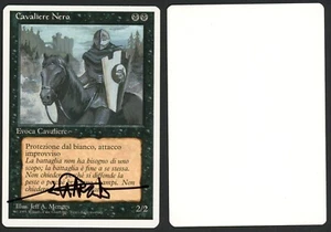 ***Italian Black Knight Signed Artist Proof*** MTG 4th Jeff A Menges Kid Icarus - Picture 1 of 1