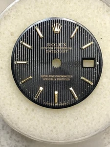 Original Rolex Lady Datejus Black Tapestry Stick Dial T Swiss Made T 6917-69173 - Picture 1 of 4