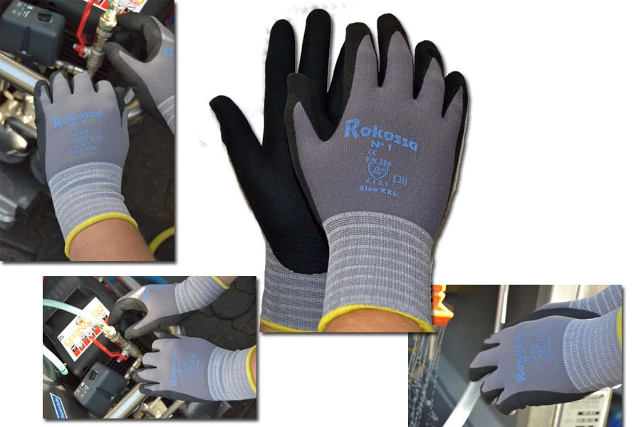 ROKOFLEX - Rokossa Nr. 1 - Arbeitshandschuhe preiswerte Alternative / VPE=12Paar - Bild 1 von 1