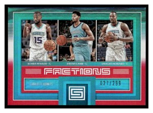 DWIGHT HOWARD KEMBA WALKER JEREMY LAMB 2017  Panini Status /299