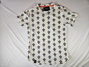 Brooklyn Standard AOP FLEUR-DE-LIS Design T-Shirt -- SMALL - Picture 1 of 7