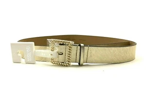 Michael Kors Women's Golden Buckle Belt Size L - Picture 1 of 4