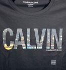 Calvin Klein Jeans Women's T-Shirt CKJ Soft Cotton Black Crewneck Size XXS