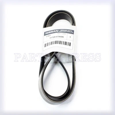 117206TA0A CORREA DE TRANSMISIÓN SERPENTINA DELANTERA GENUINA NISSAN PATHFINDER MURANO INFINITI Foto 1 de 4