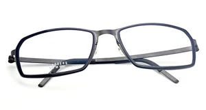 LINDBERG Brille 9715 56-19 135 U9 Dunkel Blau Graphite Square Strip Titanium L - Bild 1 von 14