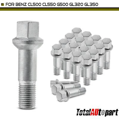 20x Perno de tuerca de rueda M14-1.5 para Mercedes-Benz CL200 CL55 AMG GL63 AMG Maybach 57 Foto 1 de 4