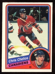 1984-85 OPC # 259 Chris Chelios novato - Imagen 1 de 2