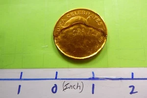 AMERICA CELEBRATES YOUTH MARDI GRAS 1975 STRUCK THROUGH ALUMINUM TOKEN COIN E-5 - Picture 1 of 2