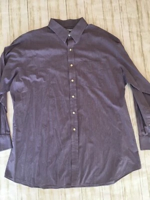 Tommy Hilfiger Men's Button Down Dress Shirt Size 18 - 34/35 Lavender EUC - - Image 1 of 4