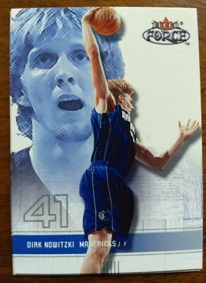 DIRK NOWITZKI, 2001-02 FLEER FORCE #35, MAVS - Image 1 of 2