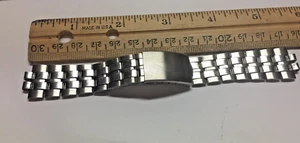 VINTAGE SEIKO WRIST WATCH BAND STAINLESS STEEL HONG KONG - Picture 1 of 14