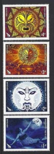 NUEVA ZELANDA 2021 MATARIKI FAMILIA DE LUCES CONJUNTO 4 SIN MONTAR COMO NUEVO, MNH - Imagen 1 de 1