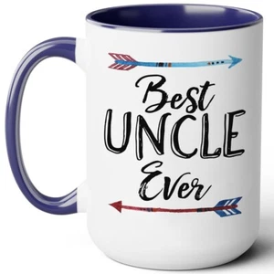 Best Uncle Ever Mug Father's Day Gift for Uncle from Niece, Nephew Birthday Gift - Picture 1 of 39