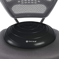Gaiam Balance Disc Stability Core Trainer Wobble Cushion for Home Office Chair
