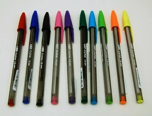 BIC PENNA a sfera CRISTAL 1.6 mm VARI COLORI 2 pezzi - Picture 1 of 1