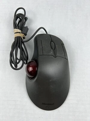 Microsoft Trackball Optical 1.0 Trackball Mouse X05-87475 USB Wired - Image 1 of 3