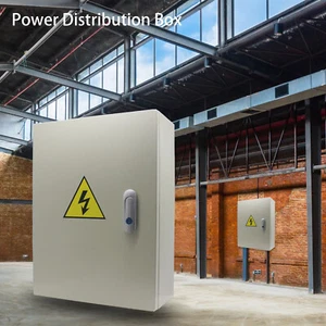 IP65 Metal Waterproof Electric Enclosure Distribution Box Wall Mounted Lockable - Picture 1 of 9