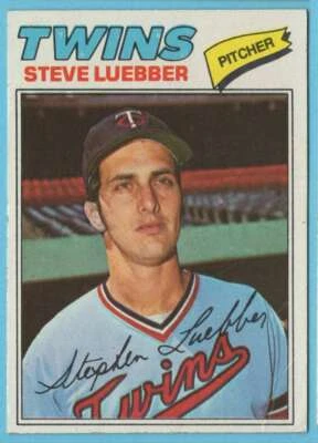 1977 Topps Steve Luebber #457 Minnesota Twins - Image 1 of 2