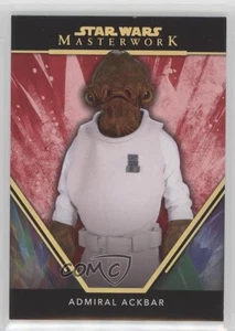 2024 Topps Star Wars Masterwork Red 21/25 Admiral Ackbar #13 19fk - Picture 1 of 3