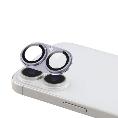 For iPhone 17 Pro Max/17 Pro/Air/17 Metal Tempered Glass Camera Lens Protector - Image 1 of 4