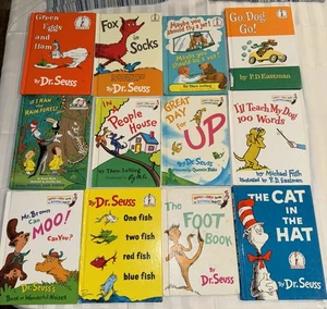 Lot of 12 Dr Seuss Beginner Books Some Rare Titles (Lot 2) - Picture 1 of 1