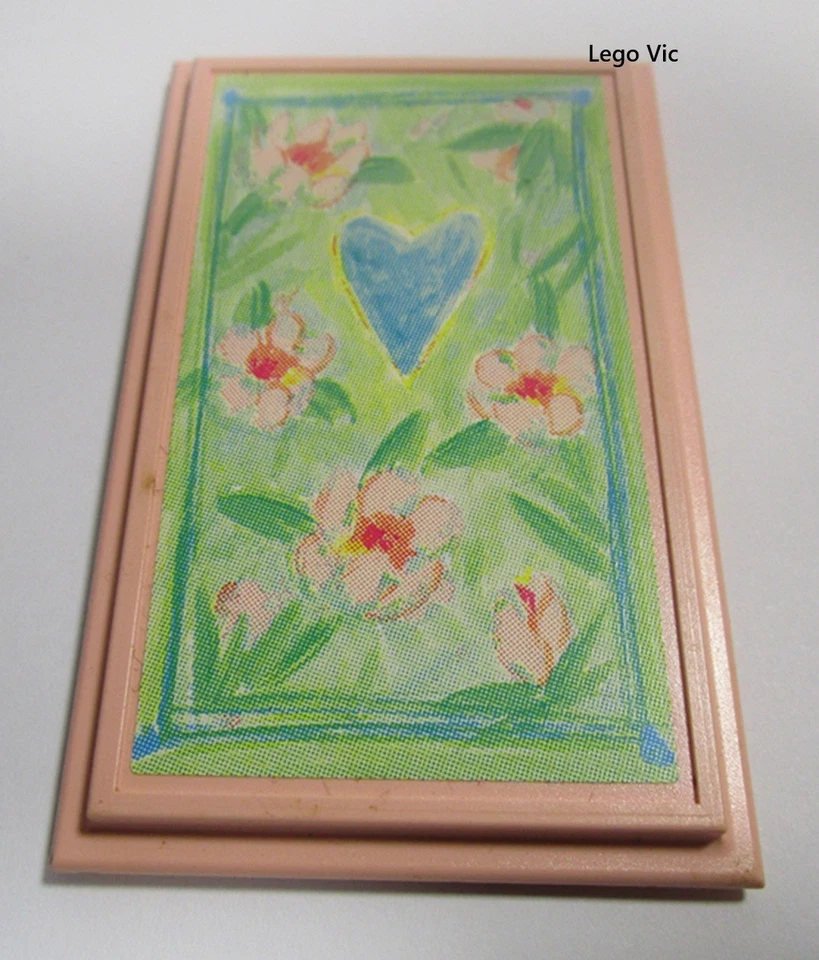 Lego 6953pb03 Wall Panel 6x10 Light Saumon Cadre Scala 3200 Beauty Studio A71 - Photo 1/1