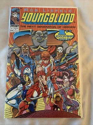 YOUNGBLOOD 1 NM IMAGE COMICS 1992 ROB LIEFELD 1st Print NM - Image 1 of 2