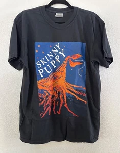 Official Skinny Puppy Band Cotton Black Nothing is True 2023 Final Tour L Shirt - Picture 1 of 7