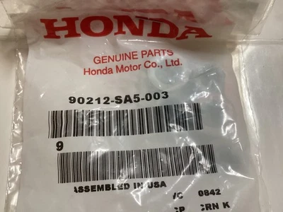 (Paquete de 9) Tuercas de escape originales Acura Honda 90212-SA5-003 NUEVO OEM (rosca de 10 mm) Foto 1 de 2