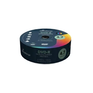 MediaRange MR407 DVD-R 4.7Gb 120min, 16x Speed, 25 x DVD Registrabile 25er Spind - Picture 1 of 3