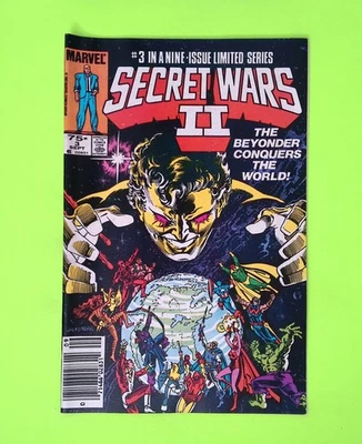Cómic Secret Wars II #3 1985 Marvel Comics primera aplicación quiosco 8,0 R68-14 Foto 1 de 2