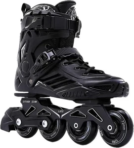 LIKU Pattini in linea professionali neri unisex donna uomo 231 mm taglia EU 37-39 *NUOVI* - Foto 1 di 7