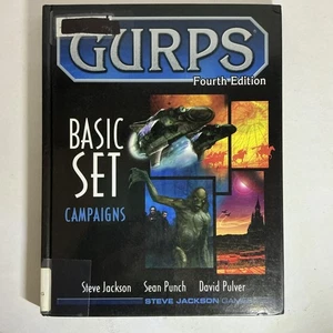 Steve Jackson Games Gurps Basic Set Campaign Comprehensive RPG Board Game Guide - Picture 1 of 4