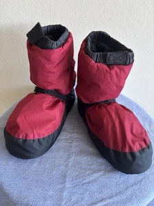 Bloch Linna & Max Warm Up Tanz Ballett Booties Slipper Rot Größe L  - Bild 1 von 7