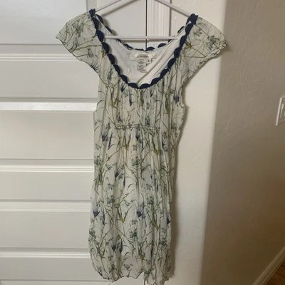 Vestido floral de algodón Studio M talla pequeña Foto 1 de 3