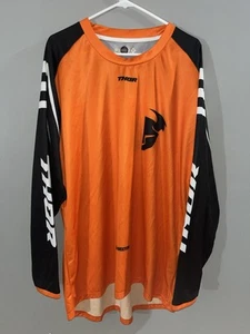 Thor Racing Sector Long Sleeve Jersey Shirt Mens 3XL Orange & Black - Bild 1 von 9