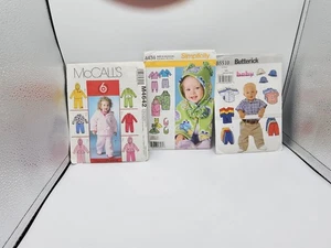 Lot Of 3 Baby/Toddler Sewing Patterns - Picture 1 of 7