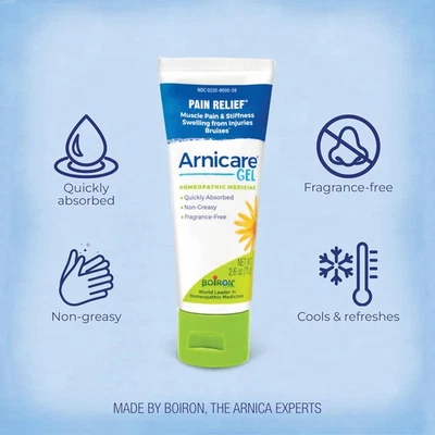 Boiron Arnicare Gel – Alívio da dor de arnica para dores musculares, hematomas e inchaço - Imagem 1 de 4