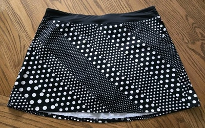 Land's End Swim Active Falda Traje de baño Parte inferior Para mujer Talla 12 Negro/Blanco (#202) Foto 1 de 4