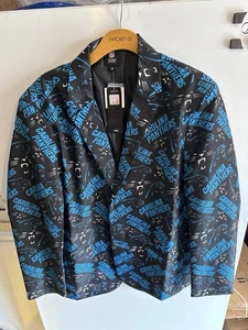 Traje Chaqueta Blazer Carolina Panthers Para Hombres 48 XL Fútbol NFL Equipo Ropa - Imagen 1 de 5