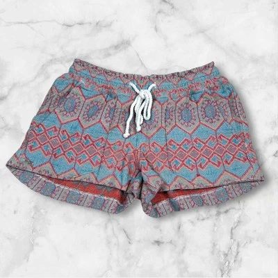 Pantalones Cortos Roxy Mujer Verano Boho Algodón Azul Talla S Foto 1 de 4