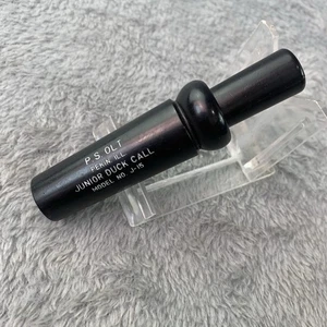 Vtg PS OLT Junior Duck Call J-15 Black Keyhole Pekin Illinois, Missing Reed - Picture 1 of 7