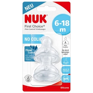 NUK First Choice+ Flow Control Trinksauger für Babyflaschen | 6–18 Monate |Anti- - Bild 1 von 7
